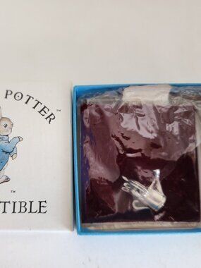 Beatrix Potter Sterling Silver 925 Charm PETER RABBIT by Hand & Hammer Brand NEW